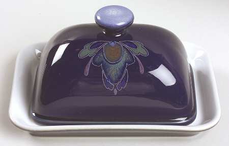Baroque Rectangular Covered Butter by Denby-Langley