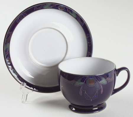 Baroque Breakfast Cup & Saucer Set by Denby-Langley