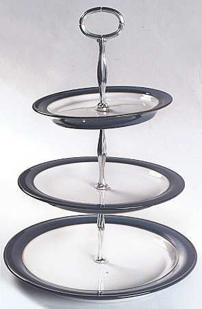 Boston 13 7/8"-14 1/4" 3-Tiered Serving Tray(DP,SP,BB) HC