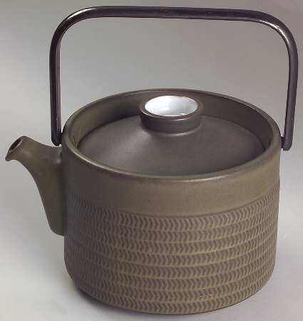 Camelot Dark Green (Older) Teapot & Lid with Removable Top Handle by Denby-Langley