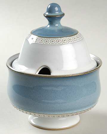 Castile Sugar Bowl & Lid