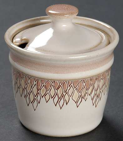 Chantilly Mustard Jar & Lid