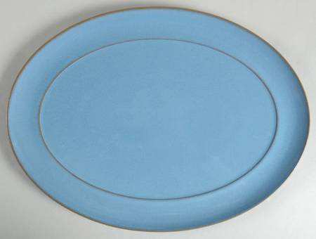 Colonial Blue 14" Oval Serving Platter