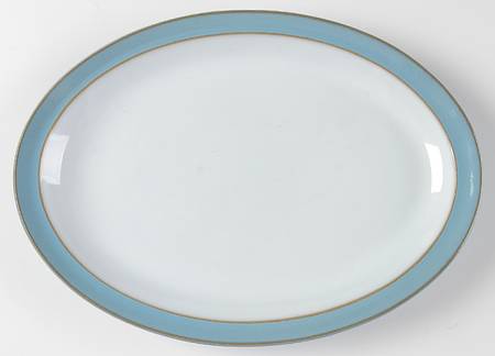 Colonial Blue 12" Oval Serving Platter