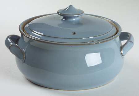 Colonial Blue 1.5 Qt Round Covered Casserole