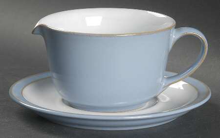 Colonial Blue Gravy Boat & Underplate