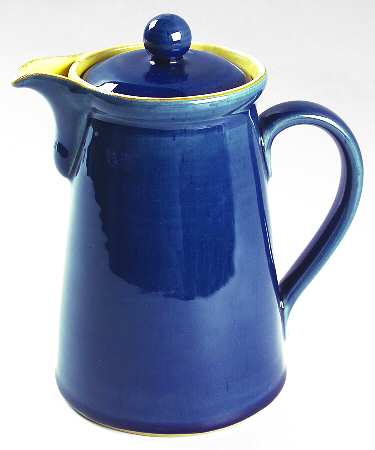 Cottage Blue Coffee Pot & Lid