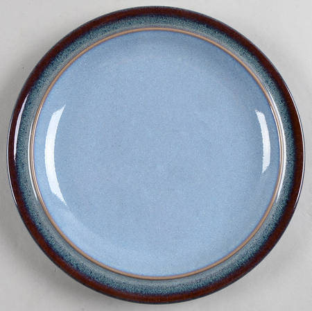 Corfu Blue and Rust Salad Plate
