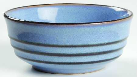 Corfu Blue and Rust Fruit/Dessert (Sauce) Bowl