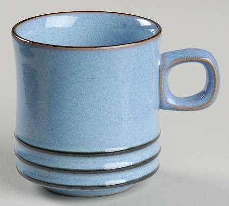 Corfu Blue and Rust Mug
