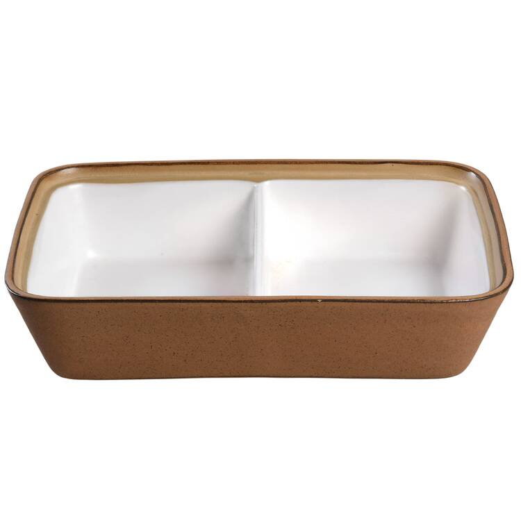 Cotswold Rectangular Covered Divided Vegetable No Lid