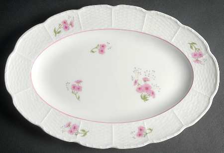 Dawn Mist 14" Oval Serving Platter