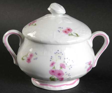 Dawn Mist Sugar Bowl & Lid
