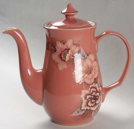 Damask Coffee Pot & Lid
