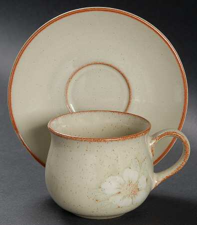 Daybreak Flat Demitasse Cup & Saucer Set