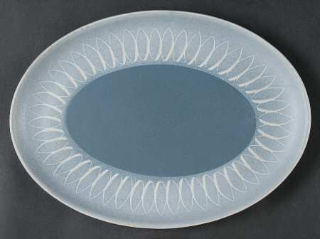 Echo Blue 12" Oval Serving Platter