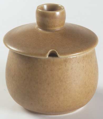 English Brown Sugar Bowl & Lid