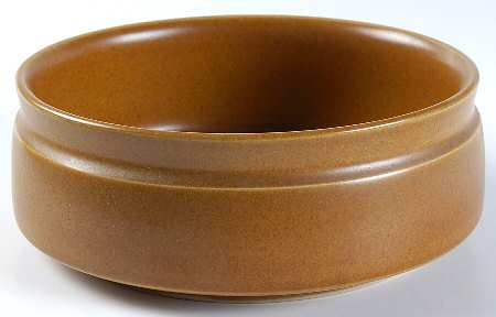 English Brown 7" Round Vegetable Bowl