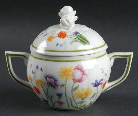English Garden Sugar Bowl & Lid