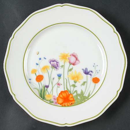English Garden Luncheon Plate