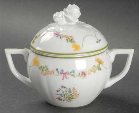 Garland Crown Sugar Bowl & Lid