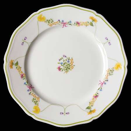 Garland Crown Luncheon Plate