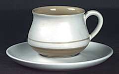 Gourmet Flat Cup & Saucer Set