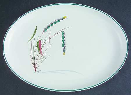 Greenwheat 12" Oval Serving Platter