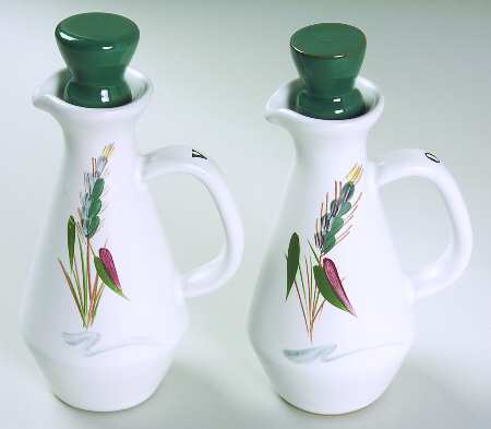 Greenwheat Vinegar and Oil Set with Stoppers