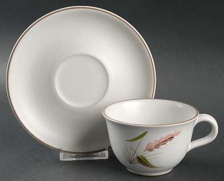 Harvest Flat Cup & Saucer Set