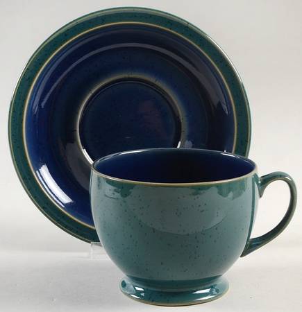 Harlequin Breakfast Cup & Saucer Set