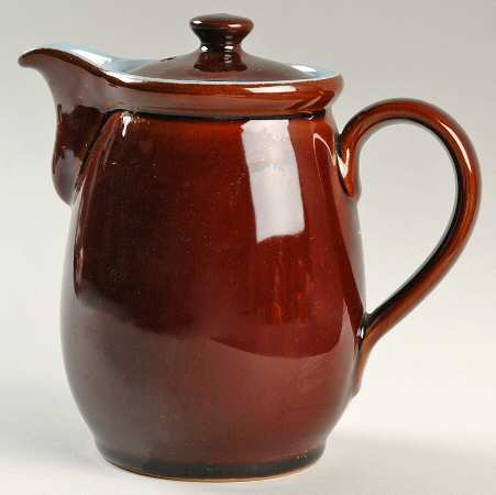 Homestead Brown Mini Coffee Pot & Lid