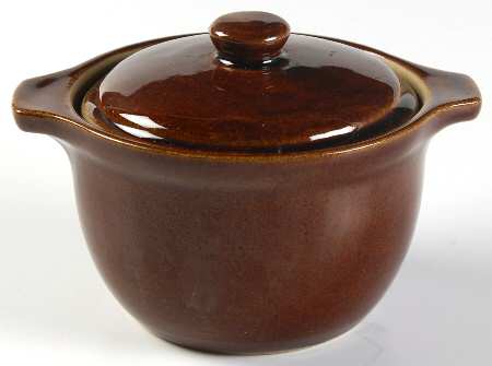 Homestead Brown Individual Casserole & Lid