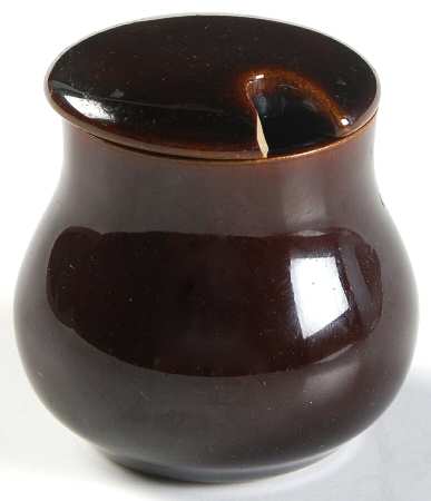 Homestead Brown Mustard Jar & Lid