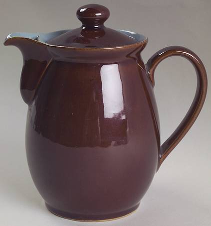 Homestead Brown Small Coffee Pot & Lid