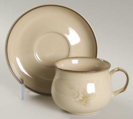 Images Flat Cup & Saucer Set