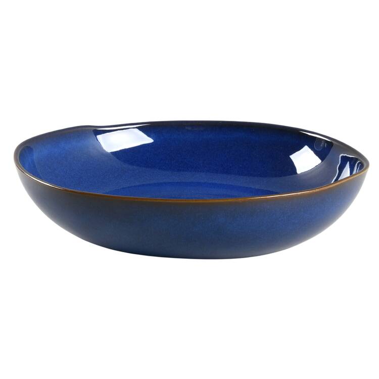 Imperial Blue 11" Large Organic Dish by Denby-Langley