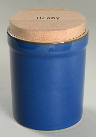 Imperial Blue 6" Storage Jar & Lid