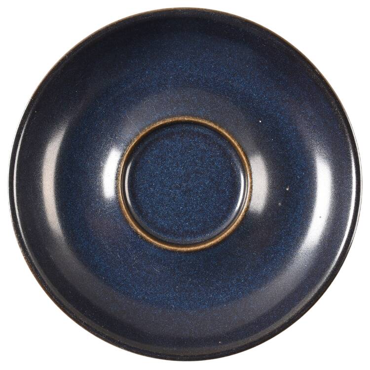 Kismet Blue Saucer for Flat Cup