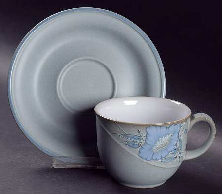 Mandarin Flat Cup & Saucer Set