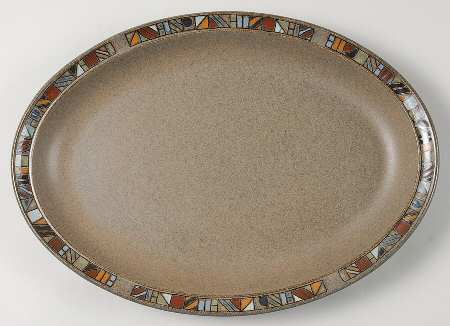 Marrakesh 13" Oval Serving Platter