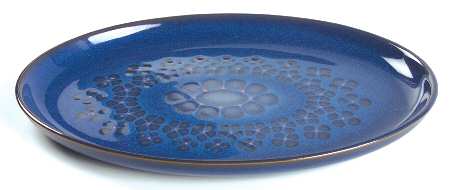 Midnight 12" Oval Serving Platter by Denby-Langley