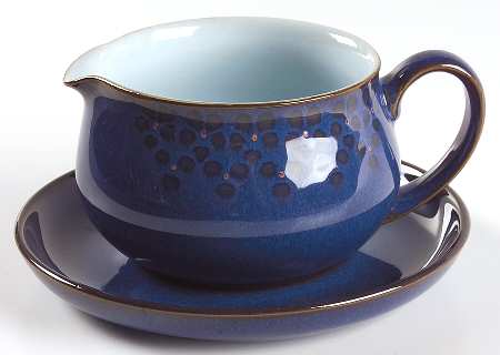 Midnight Gravy Boat & Underplate by Denby-Langley