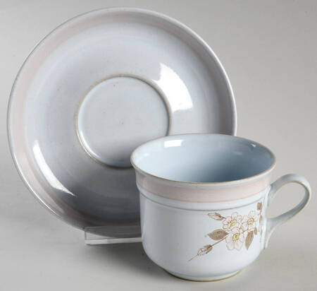 Normandy Flat Cup & Saucer Set