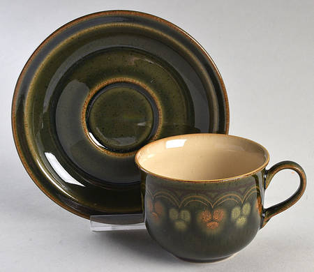 Oberon Flat Cup & Saucer Set