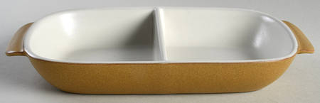 Ode Rectangular Divided Vegetable Bowl by Denby-Langley