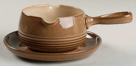 Pampas Gravy Boat & Underplate