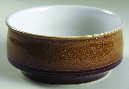 Painter's Palette Brown 7" Round Vegetable Bowl