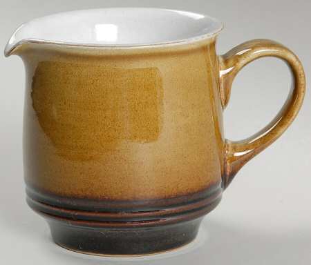 Painter's Palette Brown Creamer