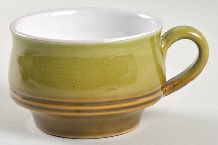 Painter's Palette Green Flat Cup